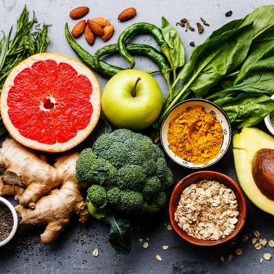 Health-eating An image of fresh fruit and vegetables