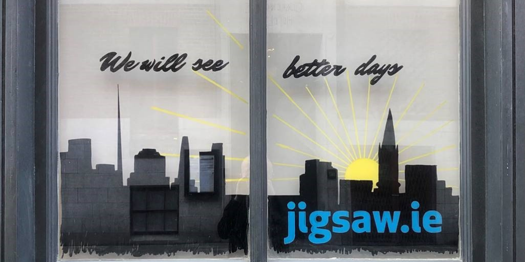Jigsaw’s rolling gallery in Dublin city centre
